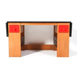 Art Deco Modernist Desk or Writing Table by Hendrik Wouda for Pander, 1920s